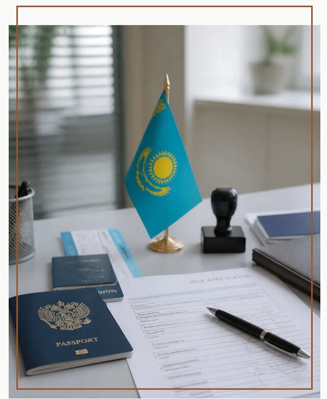 Оформление визы в Казахстан для поездки и работы в Туле