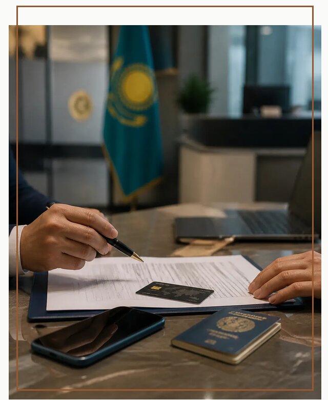 Открытие счета и банковской карты в Казахстане в Туле